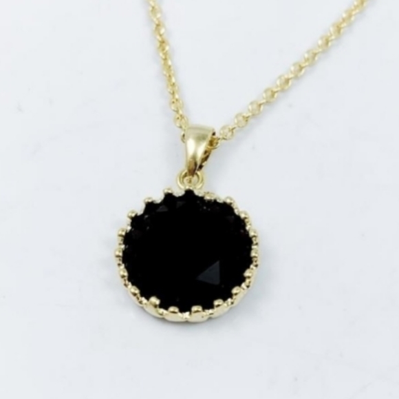 unknown Jewelry - Plum Crystal Drop Necklace-FINAL PRICE